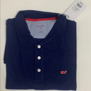 Vineyard Vines Blue Polo - Large